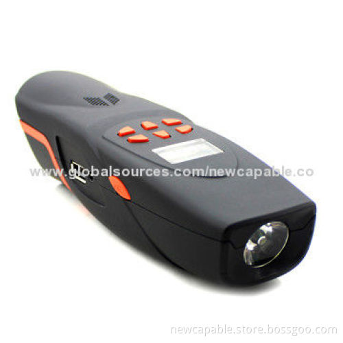 Multifunction Bicycle Power Bank with High Brightness LED light, Supports FM Radio, MP3 Player Speak